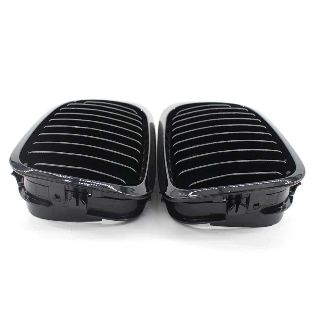 Matte Black ABS Front Kidney Grille for Car Exterior