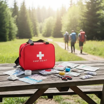 Large Emergency Kit Bag Medical Rescues Outdoor Travel Car First Aid Durable Waterproof Storage For Multiple Scenarios
