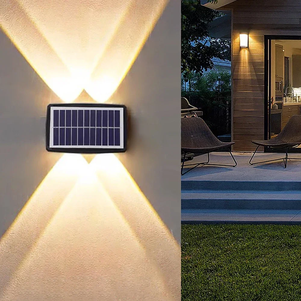 Description Picture 6 of itemSuper Bright Solar Lights Up Down Outdoor Waterproof Wall Lamp for Garden Yard Porch Fence Decoration