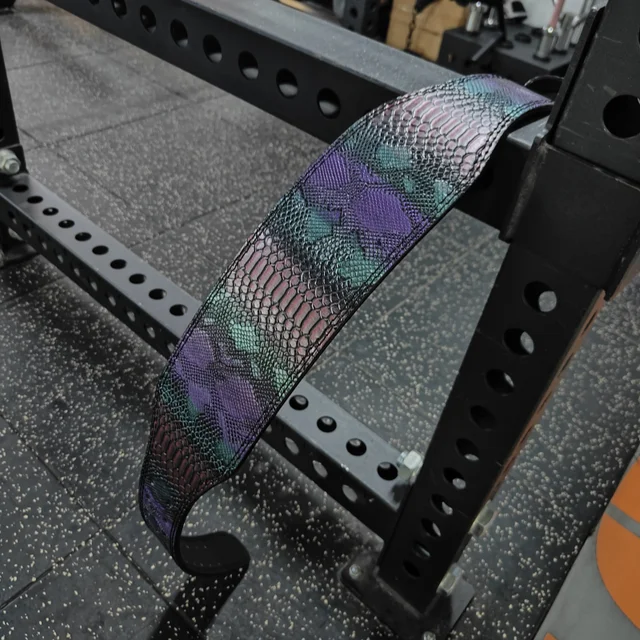 Gym Weightlifting Belt Mamba Snake Pattern Style Fitness Belt for Men Women Powerlifting Belt for Weight Lifting Squat Deadlift 5