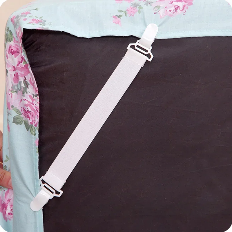 4Pcs/lot Bed Sheet Grippers Nonslip Blanket Mattress Cover Sofa Bed Fasteners Elastic Clip Holders 5