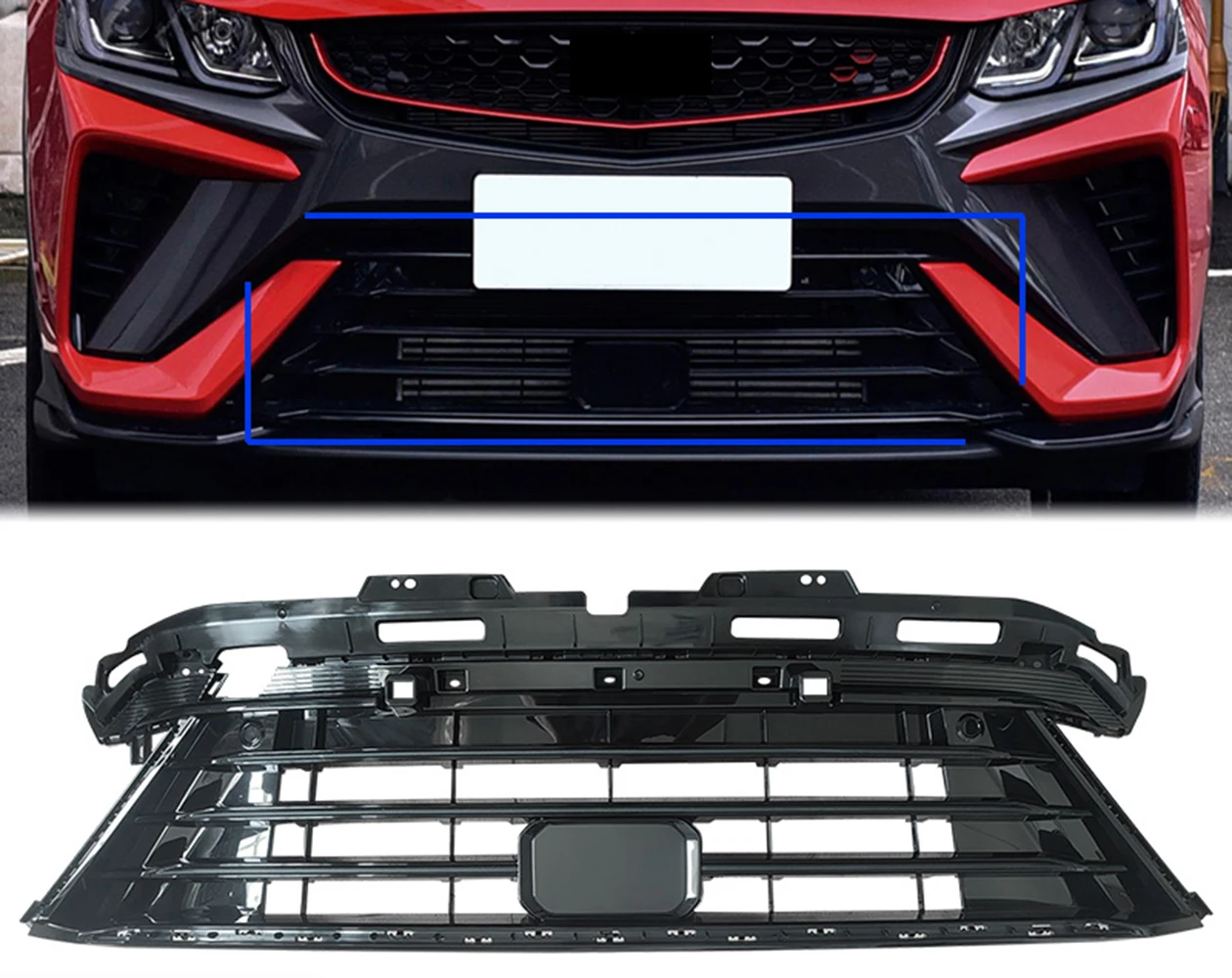 

Car Racing Grills Front Bumper Grill Mask Radiator Grille for Geely Coolray proton X50 2021