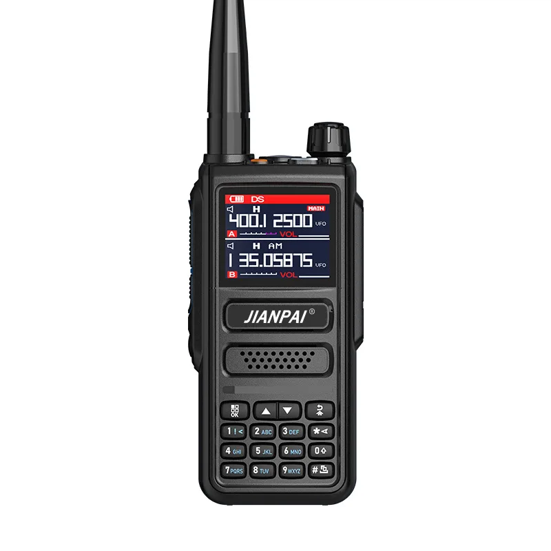 Jianpai 8810 walkie-talkie FM full-band one-click code breaking aviation frequency IP67 waterproof outdoor self-driving