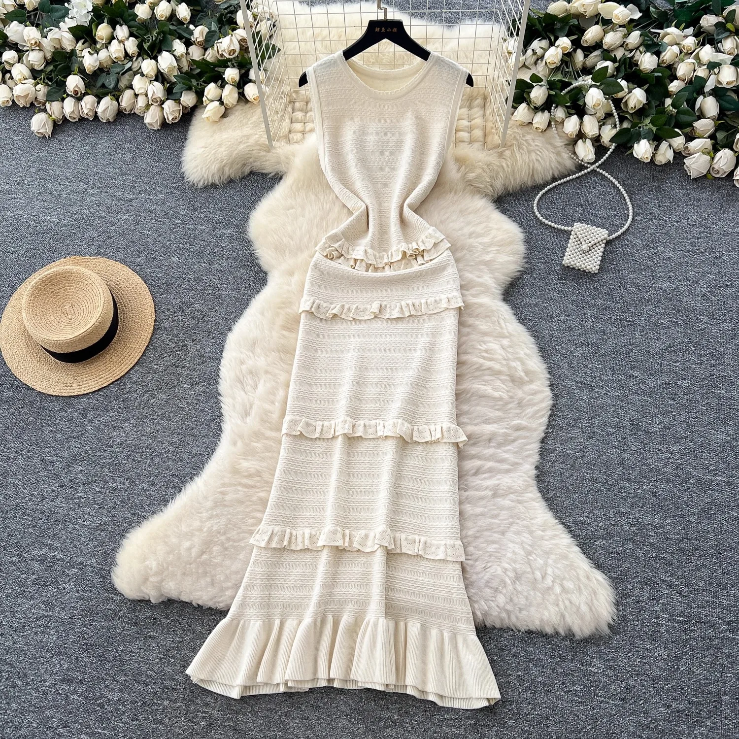 luxury fishtail dresses Luxury Mermaid Beaded Evening Dress with Cape SS156