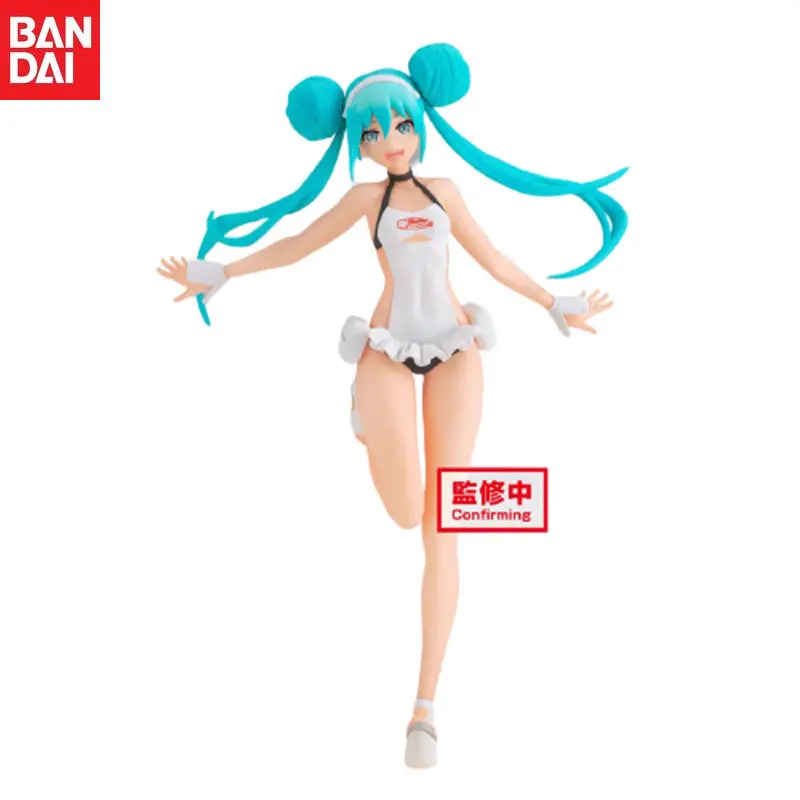 子供のためのオリジナルのバンダイレーシングmiku2022レーシングフィギュアアクションフィギュアクイーンモデル子供へのギフト