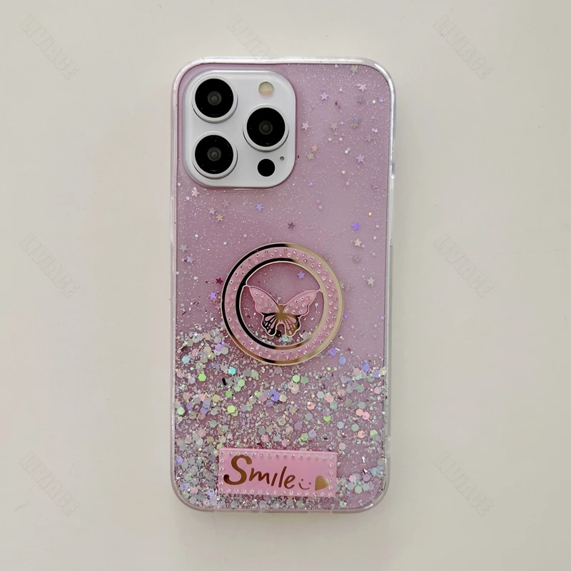 Glanzende gouden platina hoes voor Samsung Galaxy A32 A52 A53 A73 A33 A72 4G 5G A51 A71 A22 A50 A60 A40 A82 A91 Butterfly_voghion.com