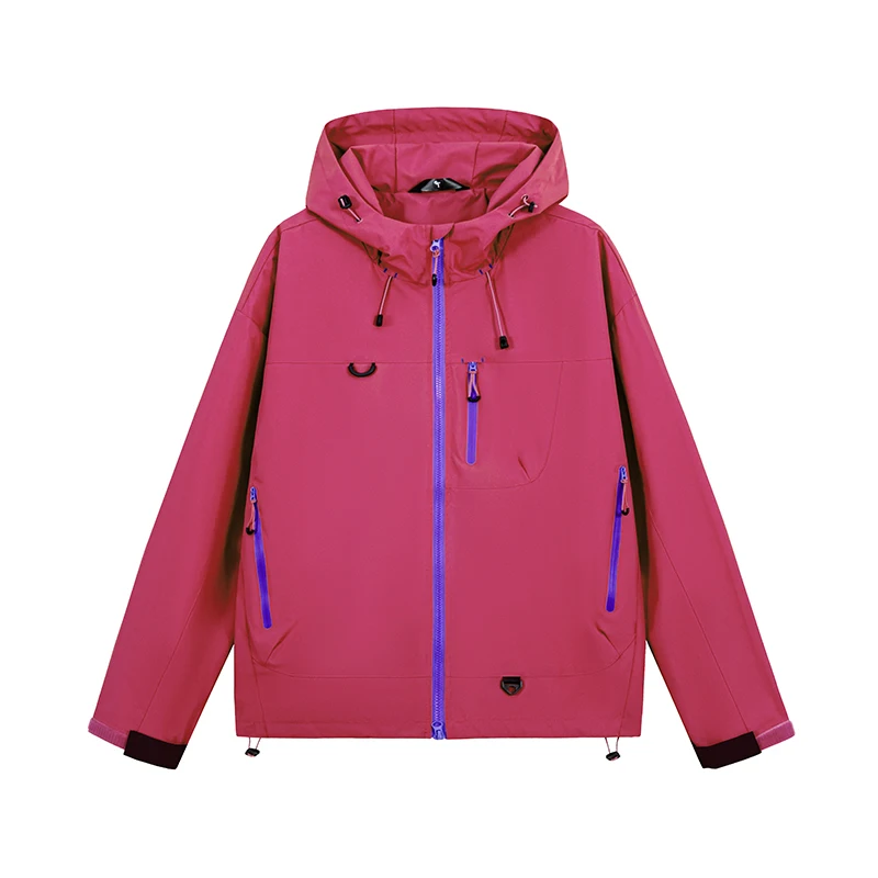 Unisex Waterproof Hooded Hiking Jacket 12