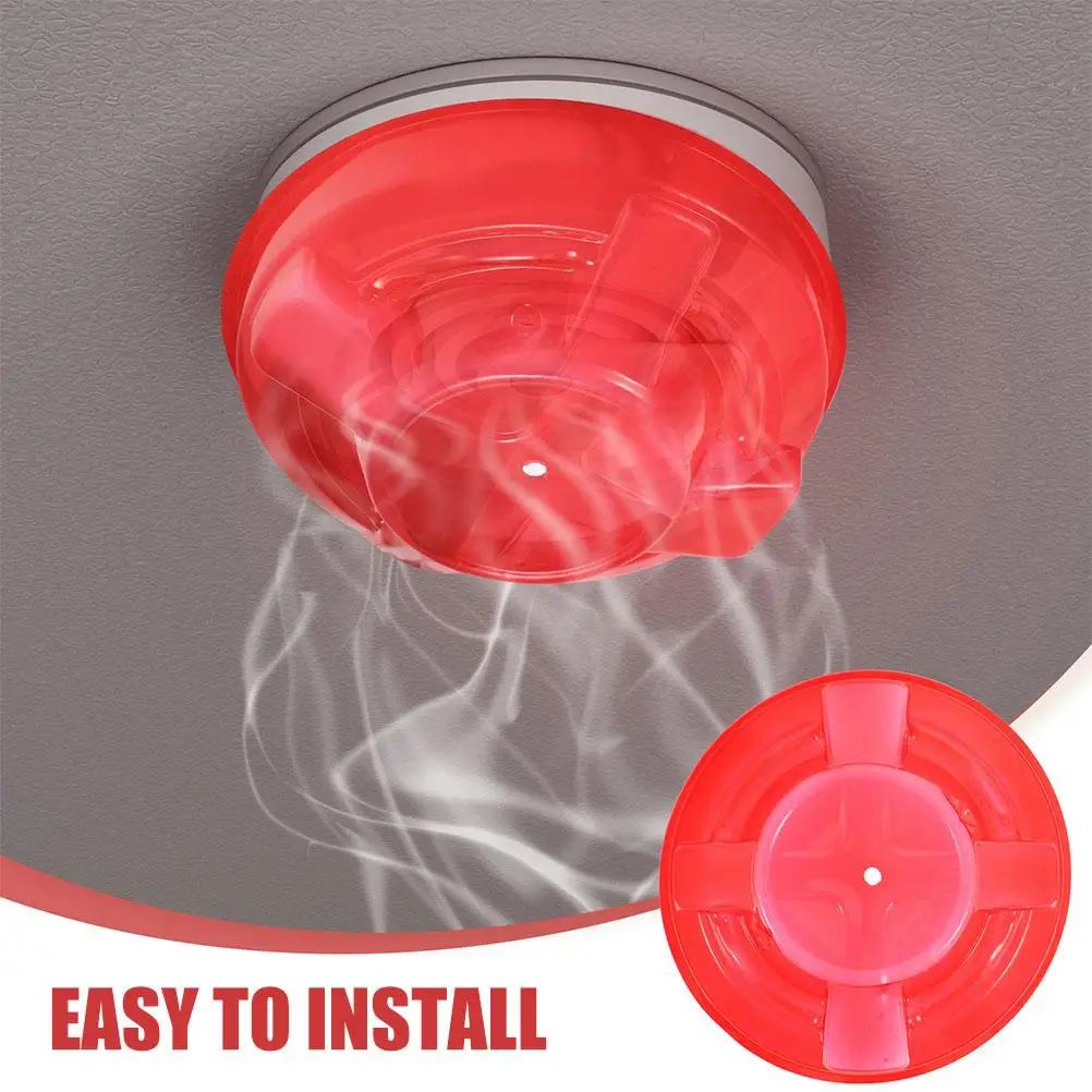 5pcs Plastic Smoke Sensor Cover Guards Detector Cover for Kitchen Baking Protector
