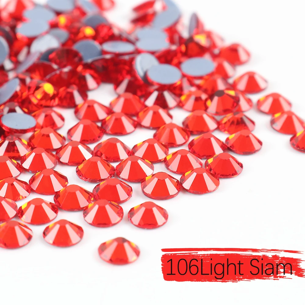 Sparkling Crystal Glass Rhinestones for Clothing and Garment Decoration