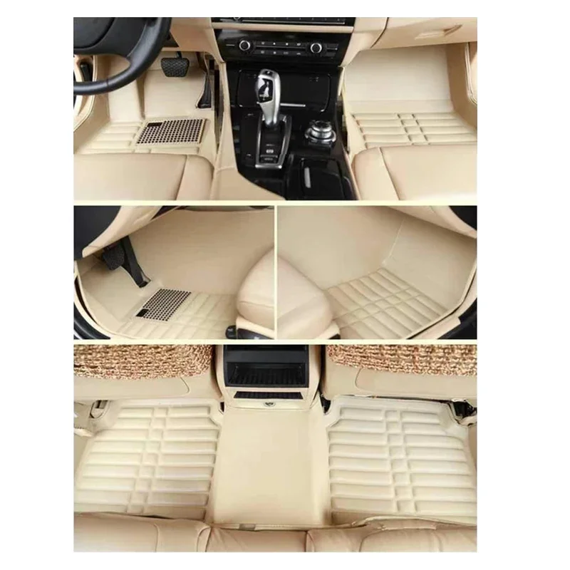 Leather Car Floor Mats For BYD S7 2014 2015 2016 2017 2018 7seat 5seat Waterproof Pad LHD Foot Carpet Floor Rug Auto Accessories