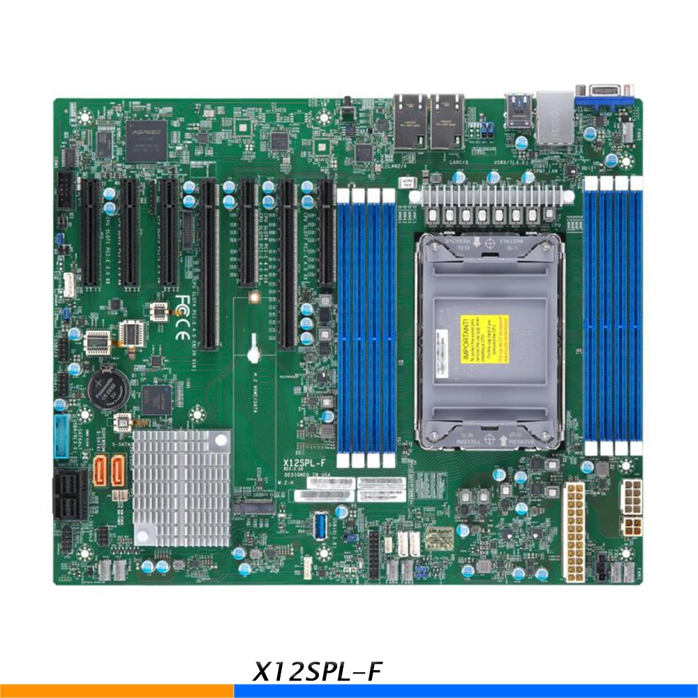 Server Motherboard For Supermicro X12SPL F M 2 PCIE 4 0 ATX SATA 10 Dual Gigabit