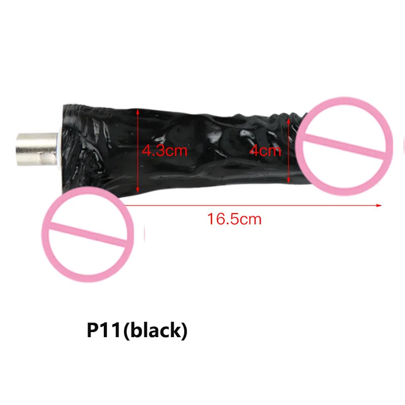 Dildo Attachments for Sex Machine with 3XLR Connectors