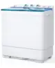 Compact Twin Tub Portable Mini Washing Machine 26lbs Capacity Washer(18lbs)&Spiner(8lbs) Built-in Drain Pump Semi-Automatic 1