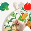 Children's Tear Book Baby Cloth Book Toy Picture Matching Can Tear Paste Repeatedly Tear Paste Cloth Art 5