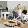 Type 10 40Mins RC Heavy Tank M1A2 T 34 40CM Large Camouflage RC Tank Independent Suspended Track Tiger Tank RC Toy For Boy Gifts 3