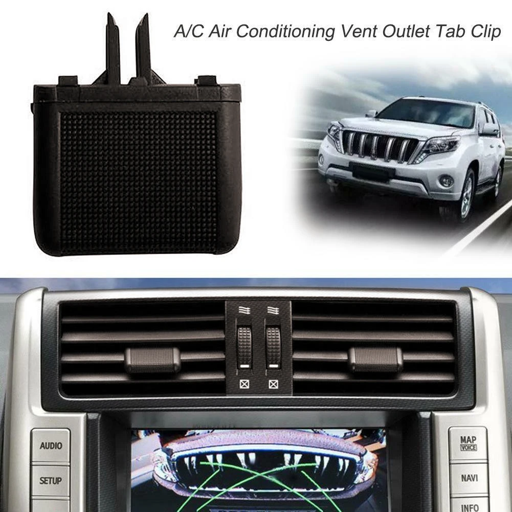 

Car Front Air Conditioning A/C Air Vent Outlet Tab For Toyota ForLand Cruiser Prado FJ150 2010-2017 Air Conditioning Leaf Adjust