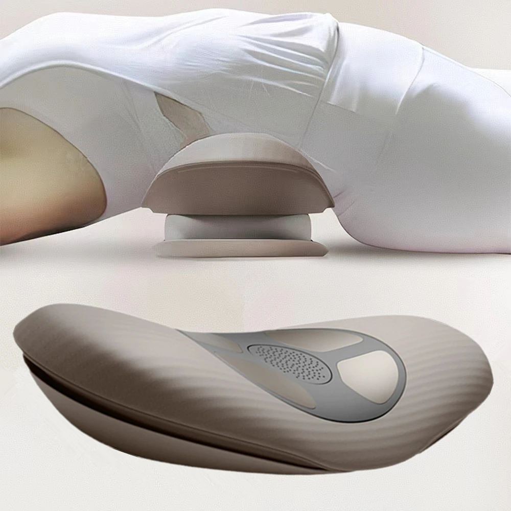Electric Lumbar Traction Vibration Massager Airbag Spine Support Back Massage hine Waist maseador_voghion.com