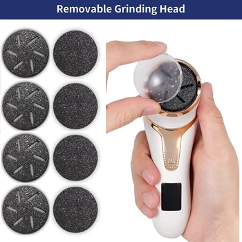 12 pz Sostituibile Rullo File Del Piede Pedicure Duro Pelle Morta Rimozione Callo Ricariche Rulli di Ricambio File Del Piede Accessori 1
