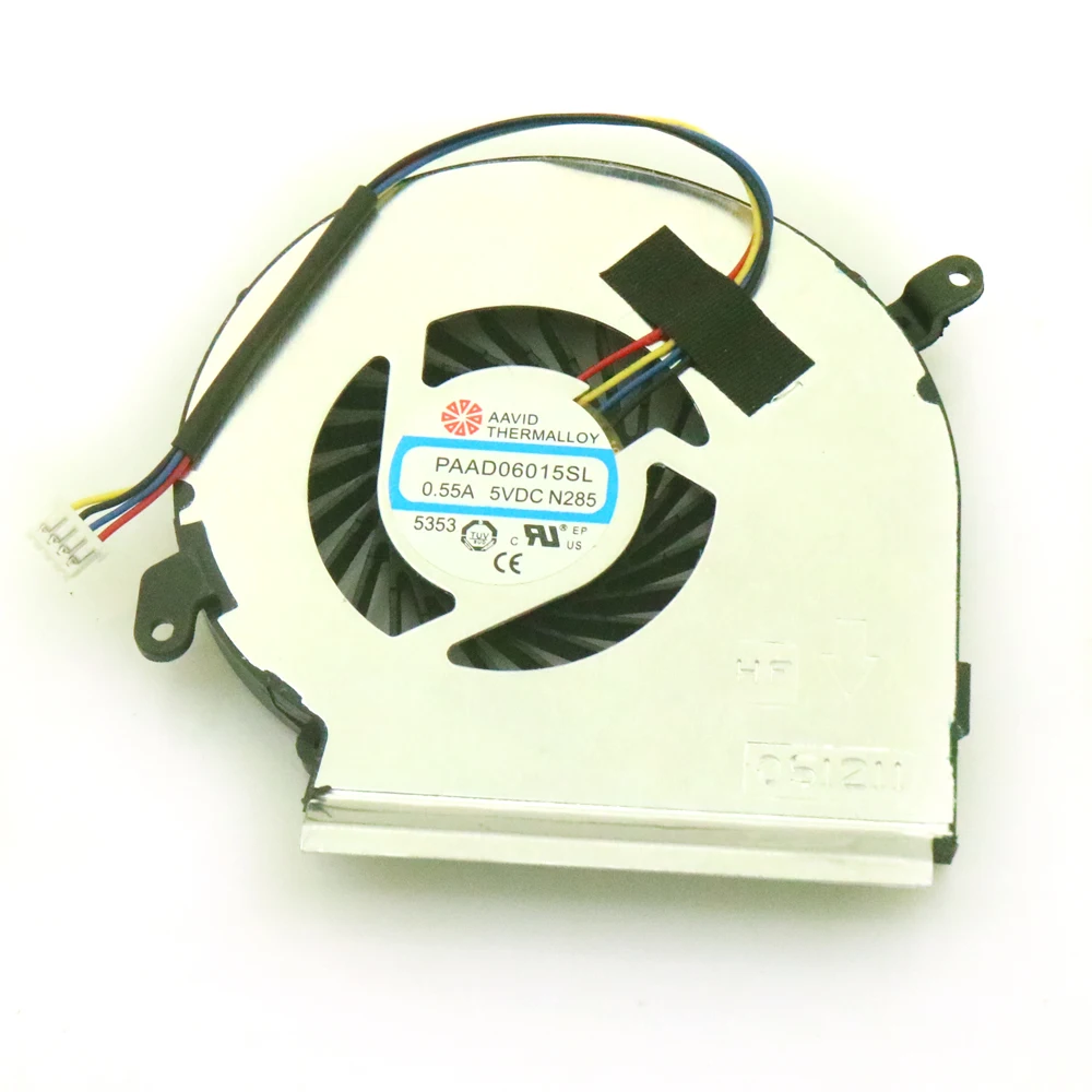 Kit Ventole Di Raffreddamento CPU/GPU Per MSI GE62/72, GL62/72, GP62/72 – 3 Pin, 3 Fili, In Alluminio