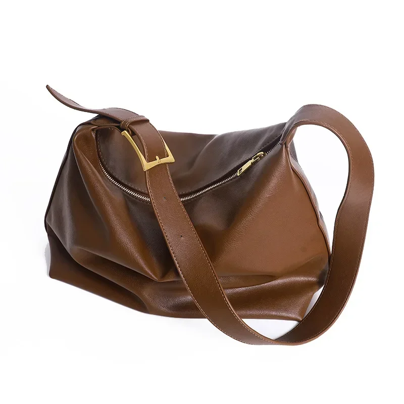 Vintage Fashion Tote Bags for Women 2023 Summer New Luxury Designer Handbag Big Capacity Soft Leather Shoulder Shopper Bag