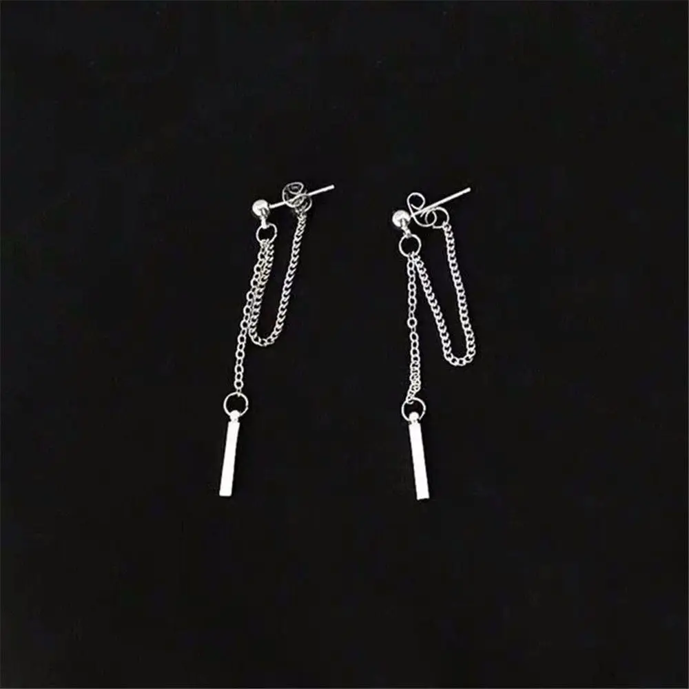 Boucle d'oreille homme poli accessoire Hip Hop