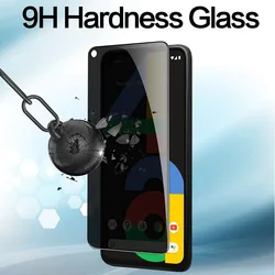 Privacy Tempered Glass Film Anti - Spy Screen Protector - Pixel 3a XL (Transparent)
