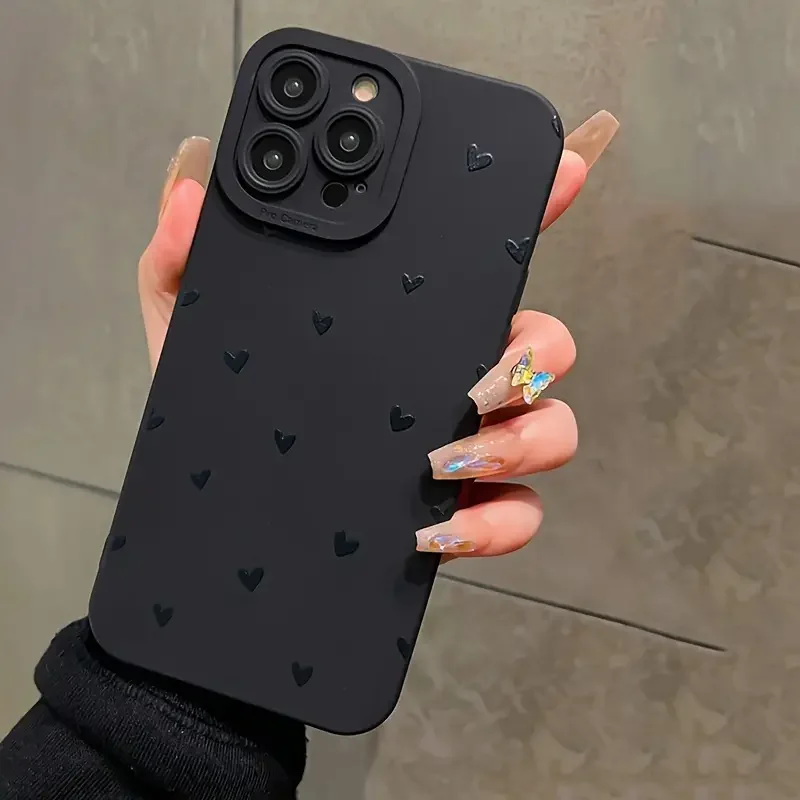 A Loving Printout Pupil Full Screen Silicone Phone Case