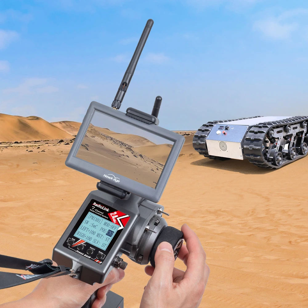 Hawkeye Little Pilot 5.8G FPV Monitor - 480×272 4.3inch Screen 48 Channels FPV Display Screen Receiver Integrate for RC Drone 8