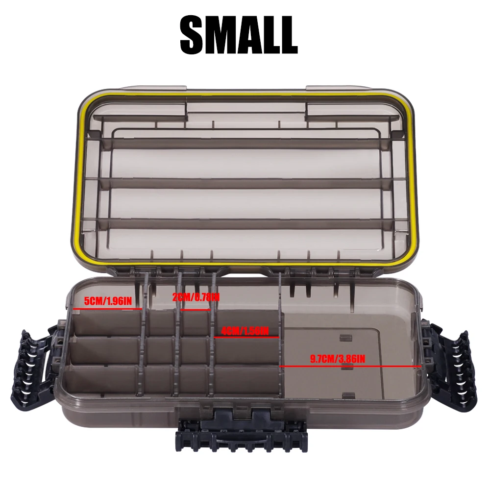 CAZULO Large Waterproof Hook and Bait Storage Gear Box 6