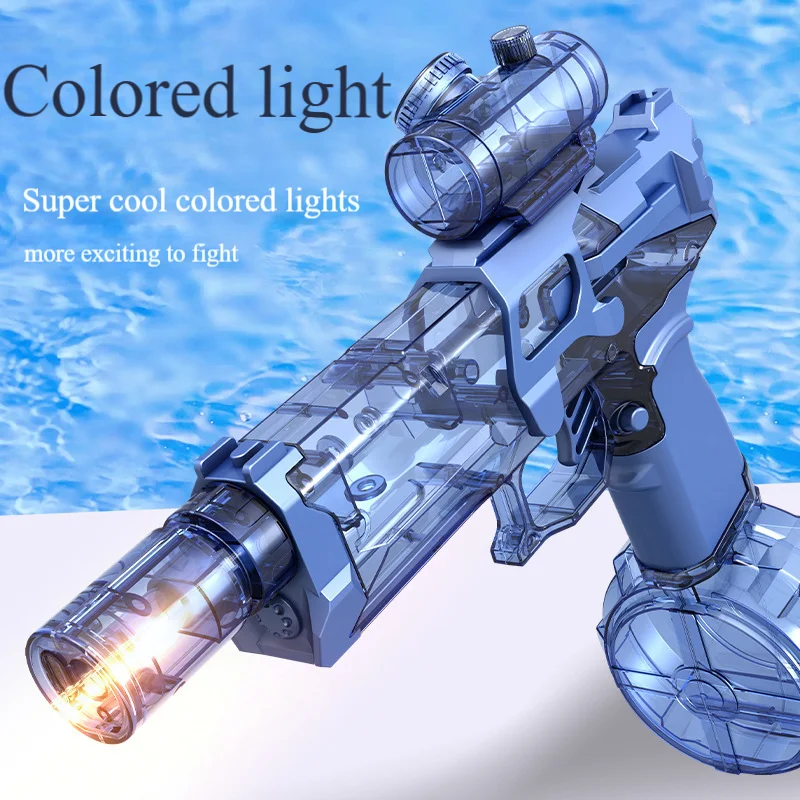 Fire Rat Electric Water Pistol Cool Light Full Automatic Water Spray Gun Summer Toy Sports Entertainment Children Gifts 4