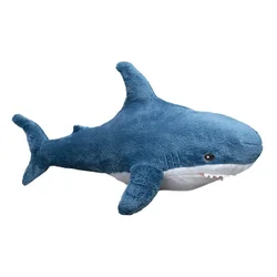 Cute Mini Blue Shark Plush Toy - Soft Stuffed Sea Animal Pillow for Kids' Birthday Gift and Decor (Shark)