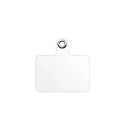 Clear Universal Phone Lanyard with Transparent Tether and Metal Ring (1PCS)