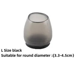 Silicone Anti - Slip Chair Leg Covers - Furniture Floor Protectors - 16 Pcs (L Round - D)