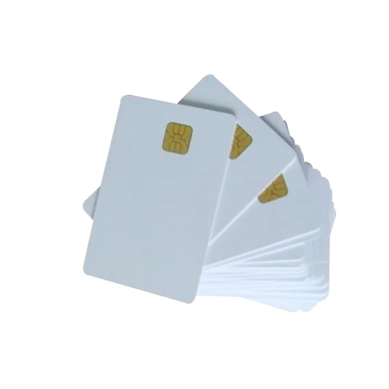 Custom  ISO7810 Sle4442 sle4428 blank plastic printable proximity RFID chip card 125khz 13.56mhz  printable  pvc contact smart c