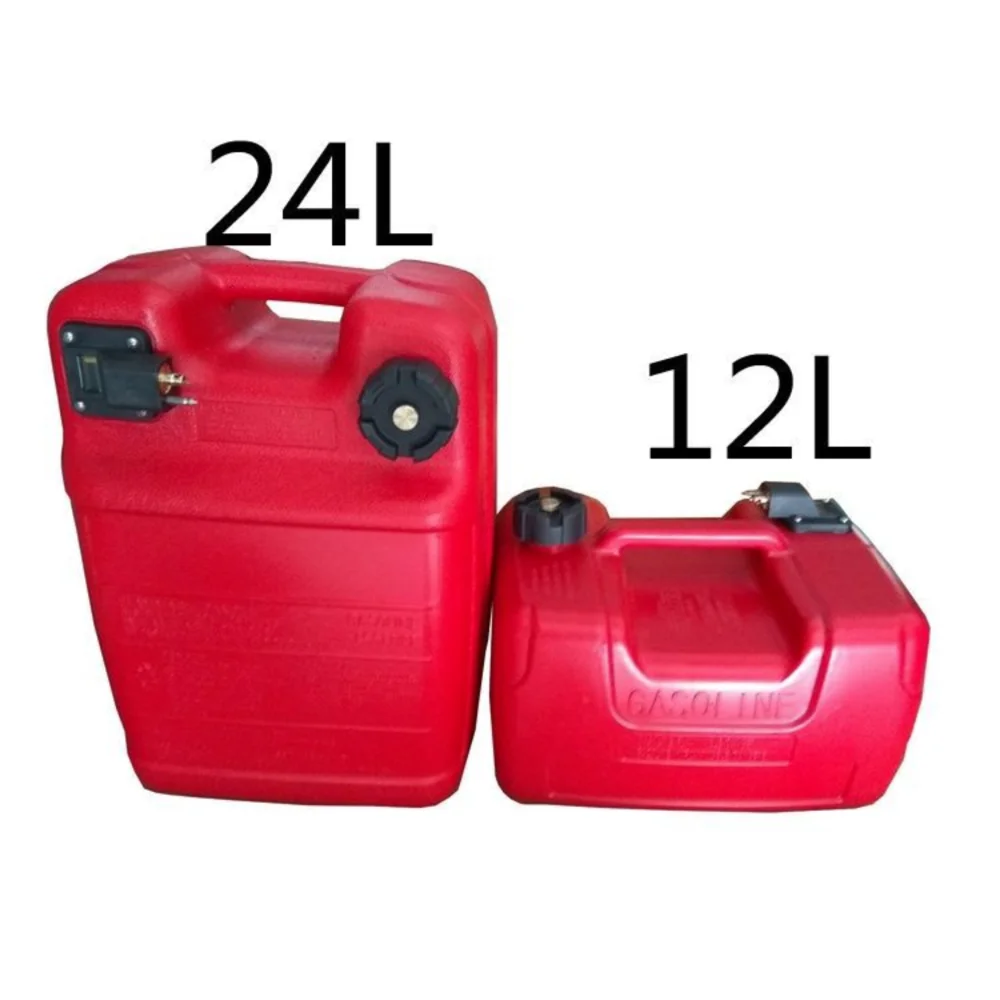 24L Portable Outboard Motor Suitable for Yamaha Marine Truck Fuel Tank with Connector Accessories Oil Pipe Anti-static Corrosion petrol can