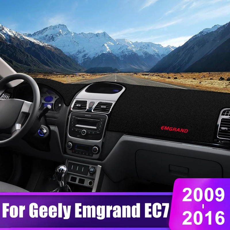

For Geely Emgrand EC7 EC715 EC718 2009 2010 2011 2012 2013 2014 2015 2016 Car Dashboard Sun Shade Cover Non-slip Pad Accessories