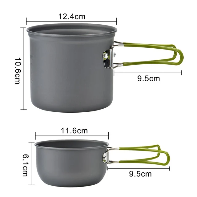 CampMate Portable Cookware Stove Kit 4