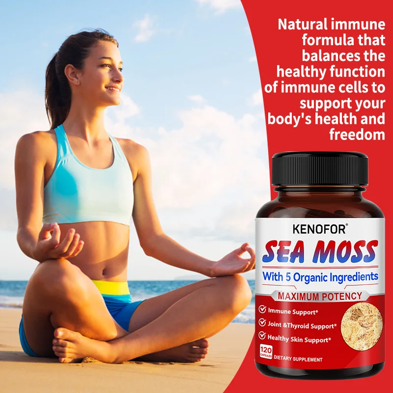 Organic Sea Moss, Fucus Extract-Supports Skin, Joint and Digestive Health, Weight Management, Aids in Weight Loss