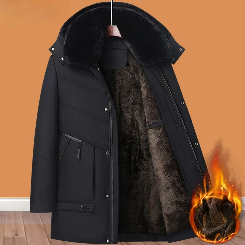 Winter Fleece Jackets For Men Parkas Overcoats main image 1