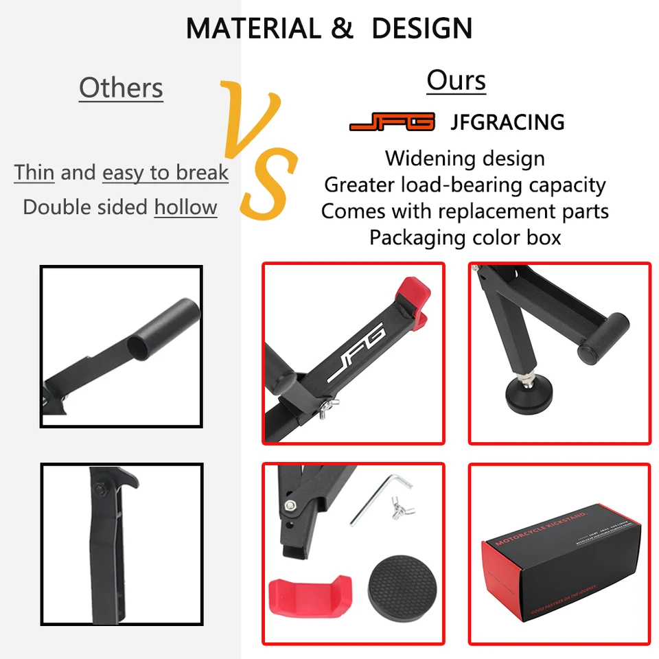 Cavalletto Alza Solleva Moto Anteriore E Posteriore Un Paio Alzamoto 300kg | IT - Foto 7