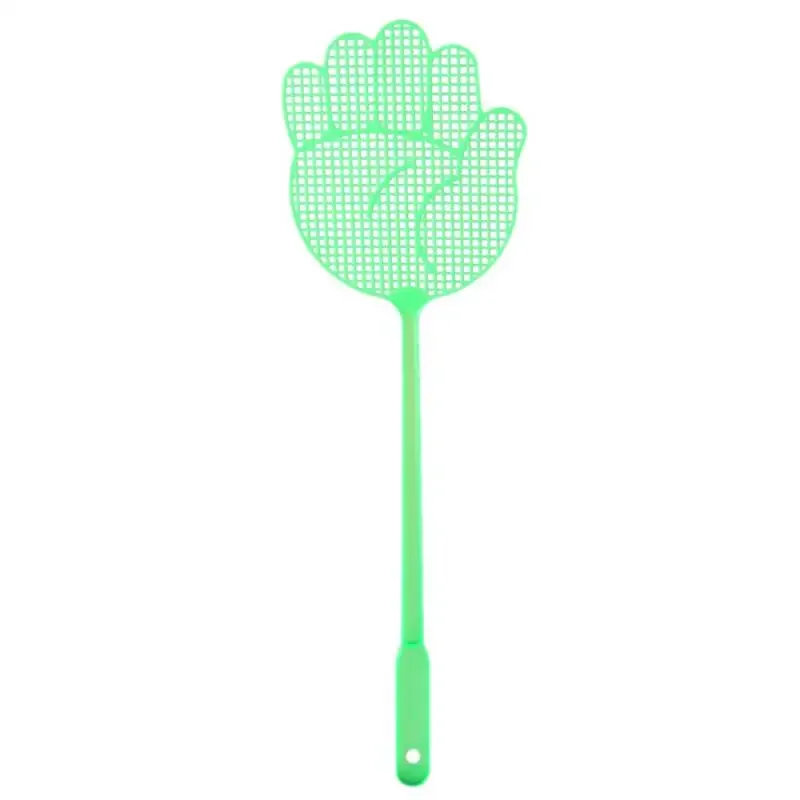 Fly Swatters Cute Palm Pattern Plastic Flyswatters Mosquito Pest Control Insect Killer Home Kitchen Accessories Random Color fly swatter