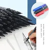 5/10 Pcs Twin Tip Permanent Marker Black/Blue/Red Oil Marker Pen Fine Nid Marker Ink Stationery School & Office Supplies 5