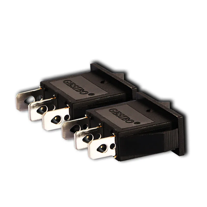 KCD3 로커 스위치 LED ON OFF 16A 250V 220V 3 핀 20A 전기 2 위치 로켓 220 전자 용 소형 라이트 커버 캡