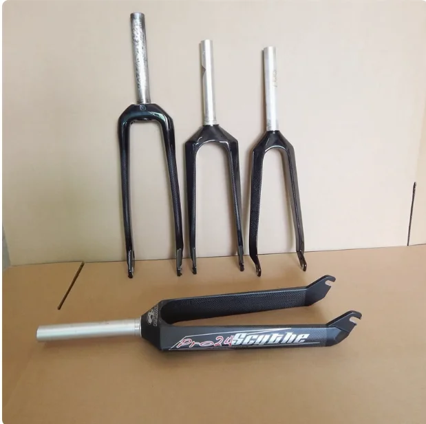 BMXスペシャルカーボンファイバーフロントフォーク,20インチ