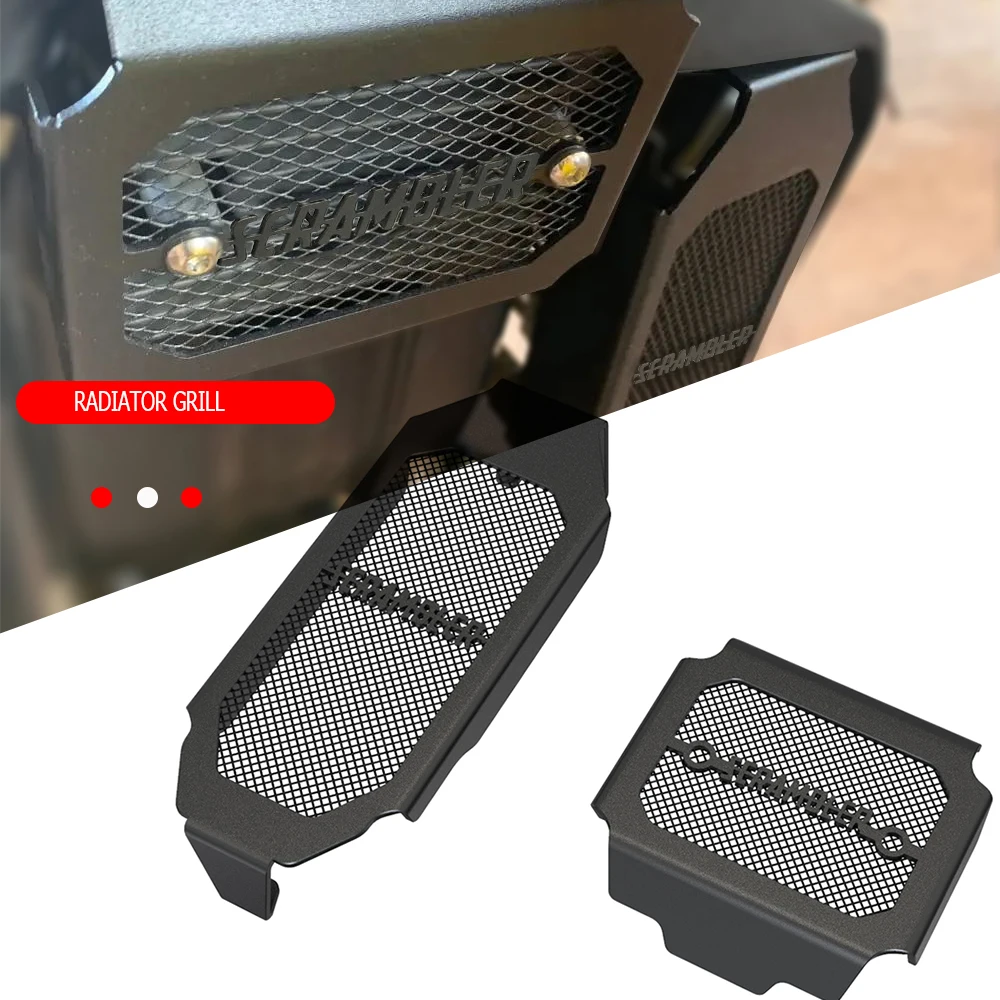 

2022 2021 FOR Ducati Scrambler Desert Sled Fast** Oil Cooler Guard and Rectifier Guard Set Scrambler Cafe Racer 2017-2021 2020