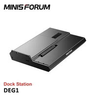 MINISFORUM DEG1 External GPU Dock Station Support ATX SFX Standard Power Supplies PCIe4.0*4 Expansion Interface Oculink Graphics 1