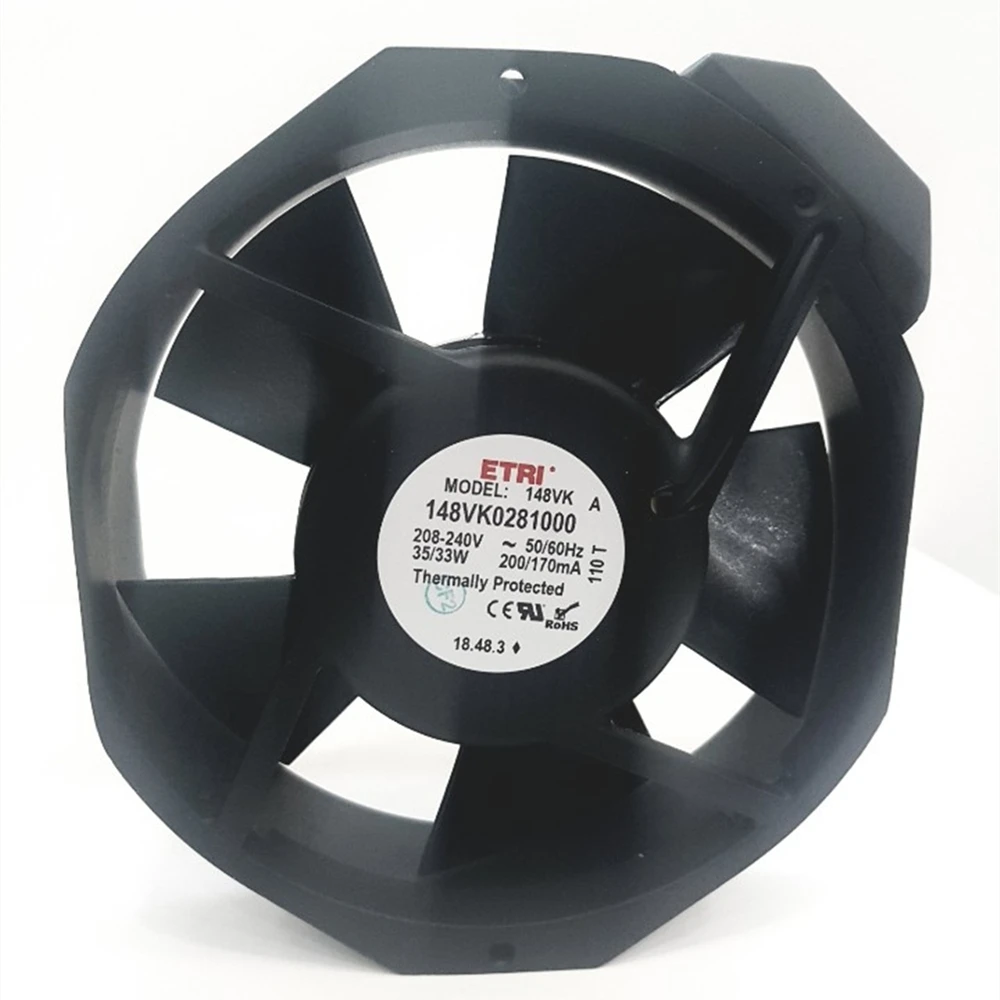 Cooling Fan 148VK0281000 AC 240V 200mA 35W 172x150x38mm 2-pin