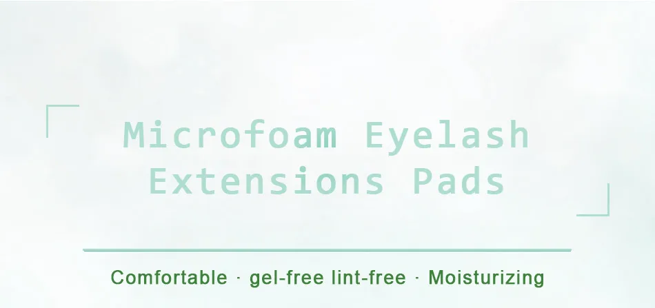 pares micro espuma eyepads extensão da pestana eyepatch lint remendos livres ferramentas de maquiagem sob remendo das almofadas de olho para extensão do chicote