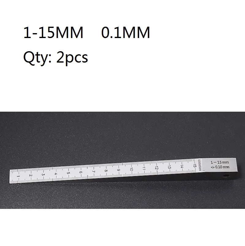 0.2-60MM 디지털 웨지형 펠러 게이지 가벼운/무거운 펠러 버니어 캘리퍼스 포인트형 갭 룰러 스테인리스 스틸 버튼 갭 게이지