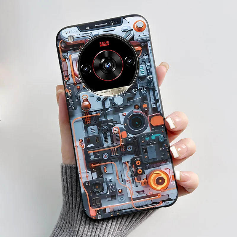 Aesthetic Luxury Soft Silicone Cover for ZTE Nubia Focus 2 Ultra 5G - Cute & Cool Design for Boys & Girls